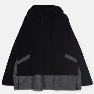 Zara Oversized Black Sweater - Medium 6771/004 NEW